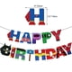 thumbnail image 2 of Los vengadores de Marvel, tema de Batman, suministros de decoración para fiesta de cumpleaños, Fondo de pared, globos de mesa, pastel, accesorios de Anime, niño, hogar zhangyuxiang LED, 2 of 2