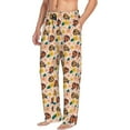 thumbnail image 6 of Balery ladybug and flower print Men's Pajama Pants,Ultra Lightweight Pjs,Lounge Pant-Large, 6 of 6