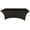Black, variant on Banquet Tables Pro 5 Pack White 6ft 30x72 Stretch Fitted Spandex Table Cover