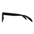 thumbnail image 4 of Womens Sunglasses Trapezoid Cat Eye Butterfly Scalloped Edges UV400 Black, Black, 4 of 4