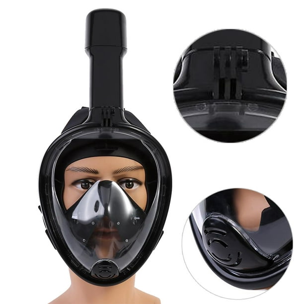 Masque de plongée intégral avec tuba - Masque de plongée sous-marin -  Anti-buée - Masque de plongée pour adultes