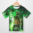 thumbnail image 3 of Apex Legends Octane Kids Short Sleeve Tee Shirt Novelty Crewneck T-Shirts Unisex Summer Blouse Tops for Boys Girls 110CM, 3 of 8