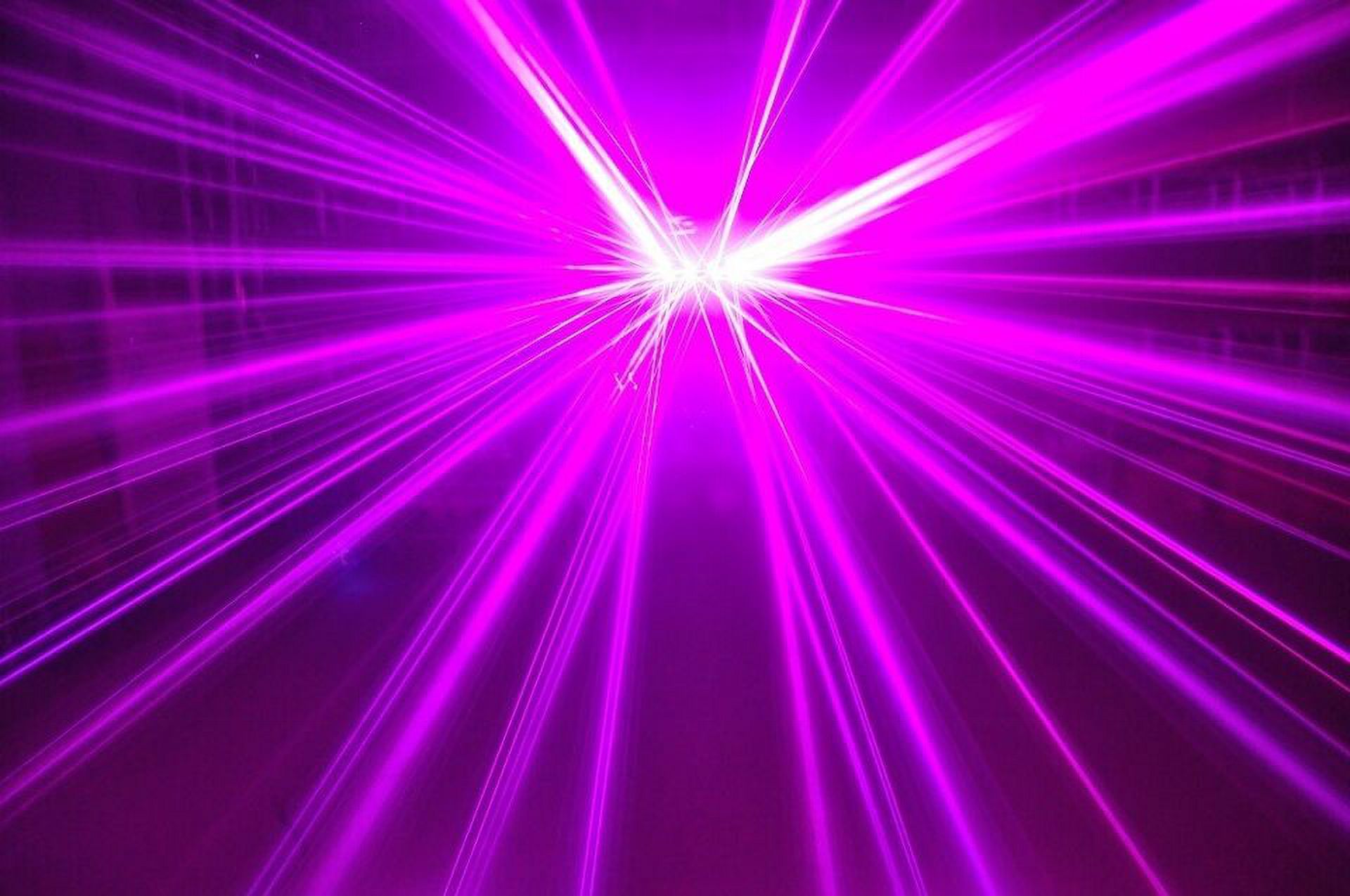 2-Count 250MW White Laser Projector 4-Lens RGBW Laser Beam Stage Light DJ Lighting