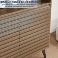 thumbnail image 4 of EDTara Buffet Moderne avec Rangement, Armoire de Rangement Cannelée avec Tablettes Ajustables pour Salle à Manger, Entrée, Cuisine, 4 of 8
