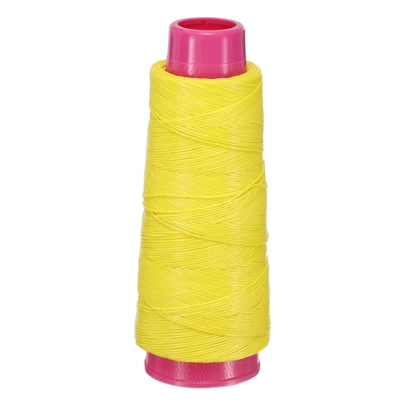 Uxcell Archery Bow String Serving Thread, 0.03" Dia Durable Bowstring Thread Accessories 131 Yard/120M & 1600D PE & Yellow-Fitting For(Tying Peep Sight Nock/Compound/Recurve Bow)