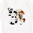 thumbnail image 3 of Inktastic I'm Three-cowboy Riding Horse Birthday Toddler Sweatshirt, 3 of 4