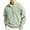 Light Green002, variant on QHRMKOG Stand-Up Collar Sweatshirt for Men Solid Color Long Sleeve Sweatshirts Relaxed Fit Comfort Hoodie Fall Fashion Tops Black S
