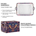 thumbnail image 2 of Yayeee Canvas Storage Basket with Handles for Shelves Fabric Bins Closet Organizer, Geometric Eagle, 2 of 8