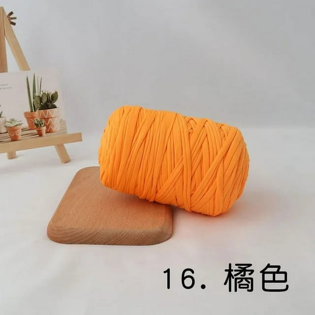 400g Thick Chunky T Shirt Yarn Crochet For Knitting DIY Blanket Purse Carpet Handbag Crochet Cloth Thread Yarn Solid Color