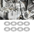 thumbnail image 2 of Filfeel Rondelle 120pcs Laveuse Plate en Acier Inoxydable 4mm ID 7mm OD Accessoire Kit pour l'Entretien, Rondelle Plate en Acier Inoxydable, 2 of 8