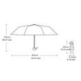 thumbnail image 4 of Bewildely Paraguas lluvioso Mini Parasol Protección solar Diseño plegable Bolsillo De moda Type11 NO11, 4 of 6