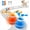 Blue+Orange, variant on 2026 Newly Upgraded Interactive Smart Rolling Pet Ball, Motion Activated Balls, Usb Charging, Emits Bird Sounds For Small To Medium-Sized Dogs