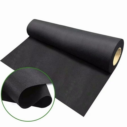AgFabric Heavy Duty Weed Barrier Fabric, 3.0oz, 3ft x 10ft, Black
