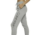 thumbnail image 3 of Calvin Klein Women's 2 Pack French Terry Joggers( Black& Wolf ,SMALL), 3 of 3