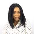 thumbnail image 2 of Women Medium Length Black Braid Wig, 2 of 3