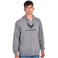 thumbnail image 5 of US Air Force Military Wings Symbol Zip Up Hoodie Men's Women's Brisco Brands S, 5 of 6