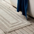 thumbnail image 4 of Bathroom Rug Runner, Soft Tufted Cotton Bathroom Decor, Super Absorbent & Quick Dry (Logan Light Grey, 60" x 22"), 4 of 6