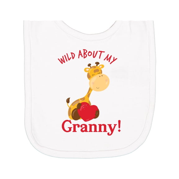 Inktastic Wild About My Granny Newborn Bib
