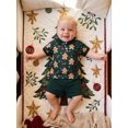 thumbnail image 6 of Cenuakty Toddler Boy Christmas Outfits Lapel Buttons Short Sleeve Tops and Shorts, 6 of 9