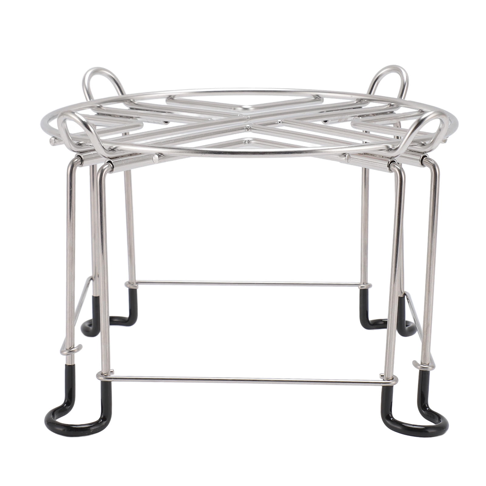 YAHHU 6‑inch Tall 9‑inch Diameter Stainless Steel Water Filter Stand – Portable, Non‑Skid, Hook‑Ready for Medium‑Size Gravity Filters