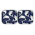 thumbnail image 7 of Kll Angry Shark Windshield Sun Shade 2-Piece Foldable Car Front Window Sunshade For Most Sedans Suv Truck- Large, 7 of 7