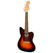 Fender Fullerton Jazzmaster 4-String Right-Handed Ukulele with Walnut Fingerboard (3-Color Sunburst)