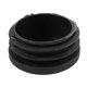 thumbnail image 4 of 24Pcs Plástico Tapa Final Tapa del Tubo Insertar Tapa Tapón 40mm Negro, 4 of 5
