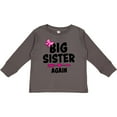 thumbnail image 3 of Inktastic Big Sister Again with Bow and Arrow Girls Long Sleeve Toddler T-Shirt, 3 of 5
