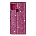 thumbnail image 2 of Galaxy A21s Case, Allytech PU Leather Glitter Bling Desgin Slim Fit Kickstand Folio Flip Cover Credit Cards Slots Shockproof Wallet Case Cover for Samsung Galaxy A21s, Rose, 2 of 5