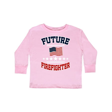 

Inktastic Future Firefighter Outfit Gift Toddler Boy or Toddler Girl Long Sleeve T-Shirt