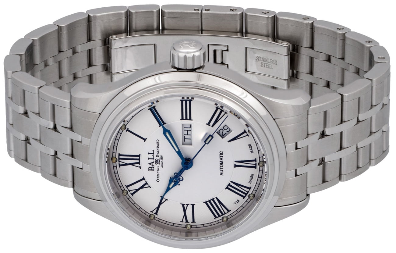ball trainmaster roman automatic watch