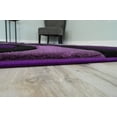 thumbnail image 3 of Planet Rugs Premium 3D Thick Abstract Indoor Area Rug 327 Purple 6'6''x9'2'', 3 of 10