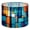 Color 4, variant on Lamp Shades Set of 2 Colorful stained glass window Abstract stained glass Art 13" x 13" x 10" Lampshade for Table Lamps Floor Lamps Lamp Shade Replacement Easy Assembly Required