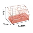 thumbnail image 3 of de Maquillaje Soporte para Bolígrafo Malla de Hierro Cepillos Cosméticos Organizador de Bolígrafos Lápiz Elegante, 3 of 9