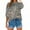 Gray, variant on CLOISE Pullover Sweatshirts for Women No Hoodie Plus Size Crew Neck Tops Camouflage Long Sleeve Oversized Clothes