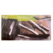 Cangshan Barbecue Knife Set 6Pc w/ Knife Sheath + Cut Resistant Bag German Steel