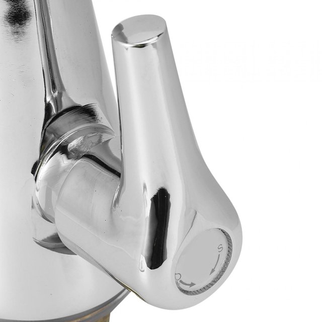 Mixer Tap, Durable G1/2 Thread Copper Water Faucet, For Home Kitchen Sink Basin