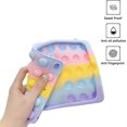 thumbnail image 4 of Fidget Toys Case for iPad,Sensory iPad with Fold Kickstand and Lanyard,Stress Reliever Cover,Silicone Tablet Shell Kid Adult (for Air 2019 / Pro 10.5), 4 of 4