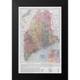 thumbnail image 2 of Monteith 10x14 Black Modern Framed Museum Art Print Titled - Maine - United States - Monteith 1882, 2 of 5