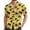 j-Yellow29375, variant on LIIPEE Men Shirts Casual Summer Lapel Button Down Graphic Printed Short Sleeve Beach Shirt Male Fashion Loose Fit Sports Tops Comfortable Breathable Soft Daily Shirts,Brown,L