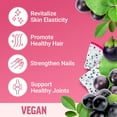 thumbnail image 4 of Force Factor Vegan Collagen Boosting Superfoods, Hair, Skin & Nails Supplement with Biotin, Vitamins & Antioxidants, Tropical Fruit, 60 Soft Chews, 4 of 12