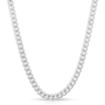 thumbnail image 2 of 925 Italian Sterling Silver 3.5mm Miami Cuban, FREE Microfiber Cloth, ITProLux Solid Bombe Curb Link Chain Mens Womens Necklace, Giorgio Bergamo, 2 of 7