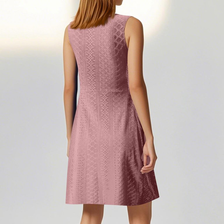 knee length dresses for ladies Pink Gingham Milkmaid Mini Dress  Ragstock