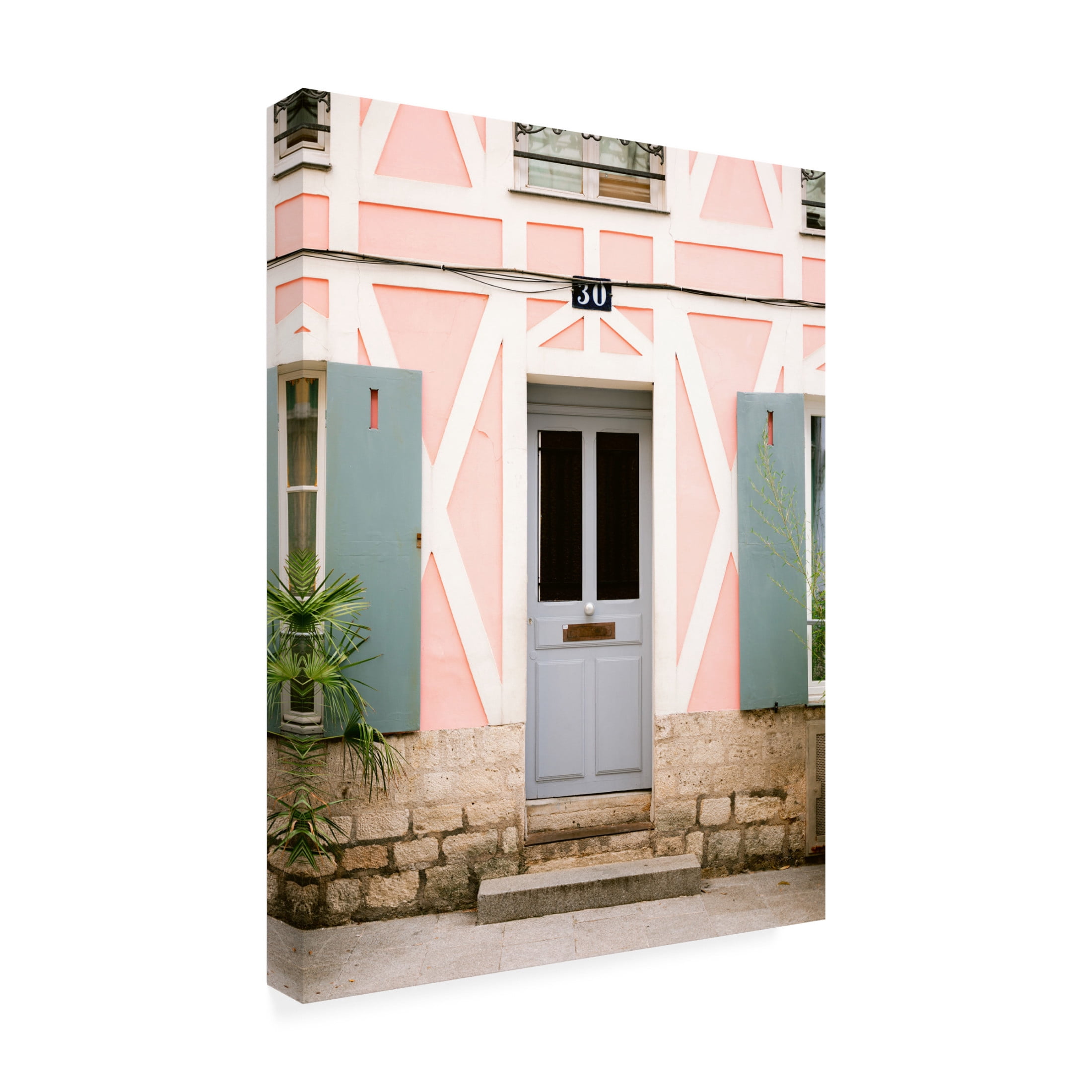 Trademark Fine Art Raisa Zwart Rue de Cremieux number 30 Paris Canvas Wall Art