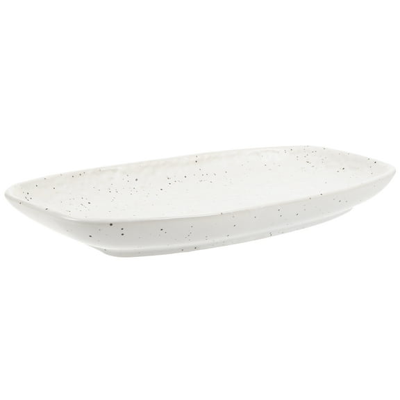 Ceramic Sushi Plate Breakfast Pan Dinner Plates Flatware Display Tray Dessert White Ceramics
