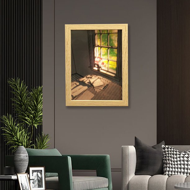 Dibujo Luz nocturna Atenuación Obra de arte Noche Luminosa Carga USB para el dormitorio del hogar Ndcxsfigh Para estrenar