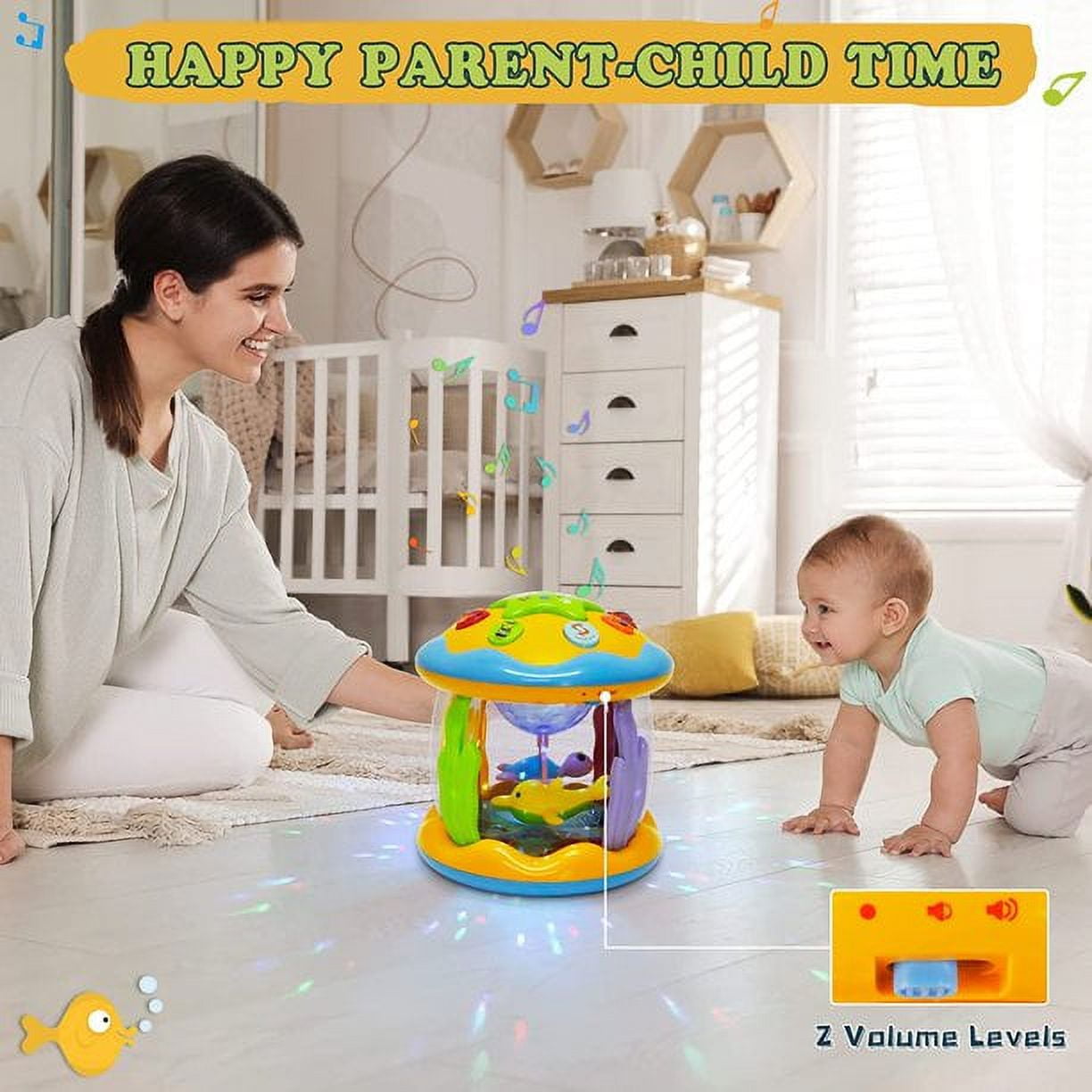 OUSITAID Baby Toy 1 Year Older Girl Boy Rotating Projector by Ocean Park Baby Toy 6 9 12 18 Months Music Light Kids Toy 1 2 Year Older Kids Gift 1 Year Old for Toddler Walmart