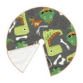 thumbnail image 3 of Kll Cartoon Dinosaurs Christmas Tree Skirt ,Party Decorations Farmhouse For Christmas Decorations Holiday Party, 3 of 8