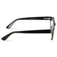 thumbnail image 3 of M+ Men's Scratch Resistant Oliver +2.50 Square Reading Glasses with Case, Black, 3 of 6