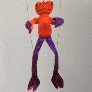 STRAWBERRY FROG WB3213 ~ 16" Marionette ~ FREE SHIPPING in USA ~ Sunny Puppets 